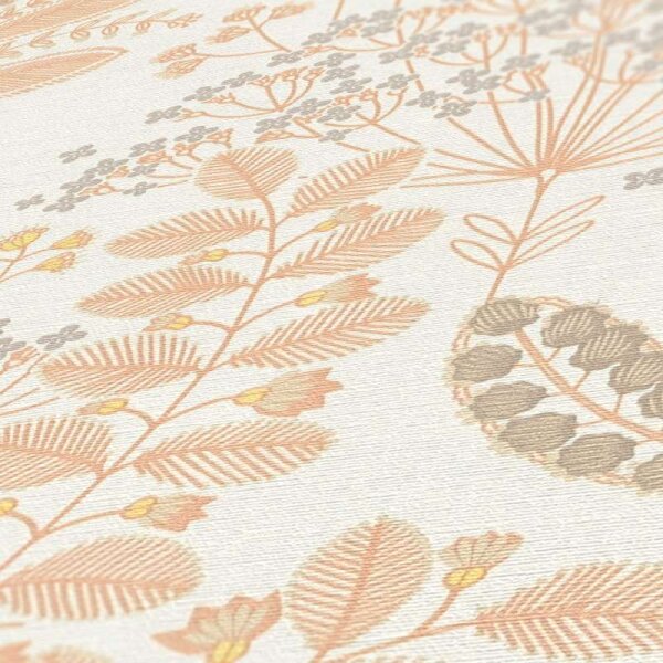 Tapete Orange, Gelb livingwalls Vliestapete (393491)