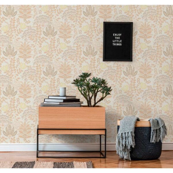 Tapete Orange, Gelb livingwalls Vliestapete (393491)