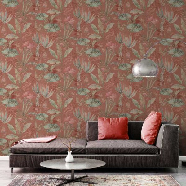 Tapete Rot, Orange, Grün livingwalls Vliestapete (393482)
