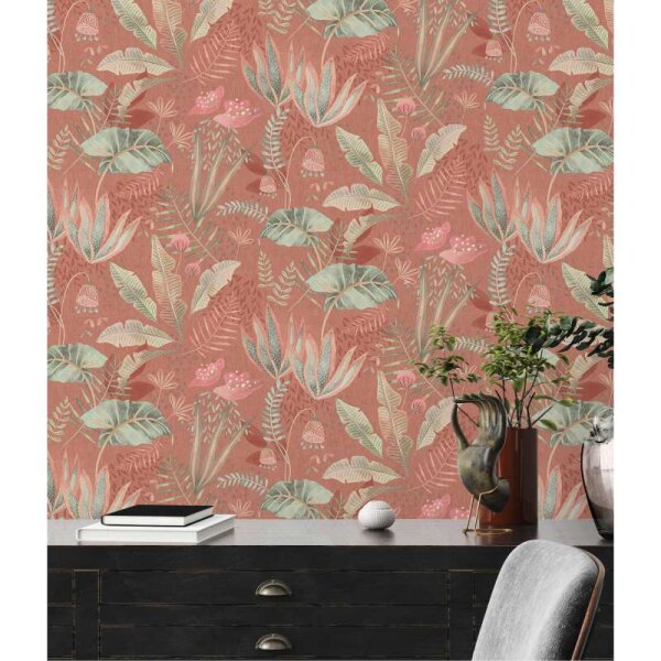 Tapete Rot, Orange, Grün livingwalls Vliestapete (393482)