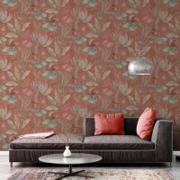 Tapete Rot, Orange, Gr&uuml;n livingwalls Vliestapete...