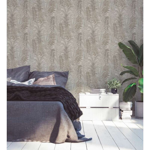 Tapete Greige livingwalls Vliestapete (393475)