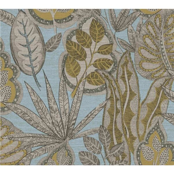 Tapete Braun, Blau livingwalls Vliestapete (393464)