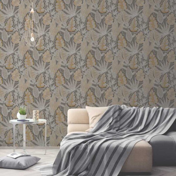 Tapete Braun, Greige livingwalls Vliestapete (393463)