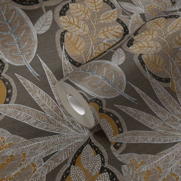 Tapete Braun, Greige livingwalls Vliestapete (393463)