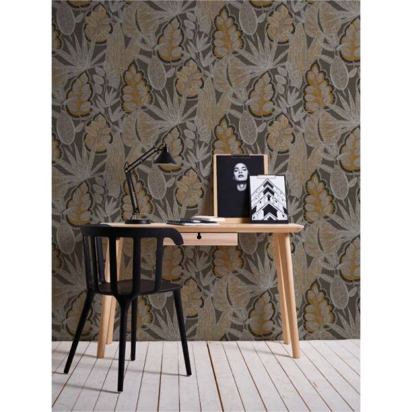 Tapete Braun, Greige livingwalls Vliestapete (393463)