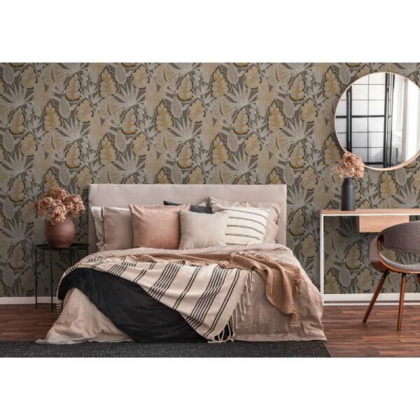 Tapete Braun, Greige livingwalls Vliestapete (393463)