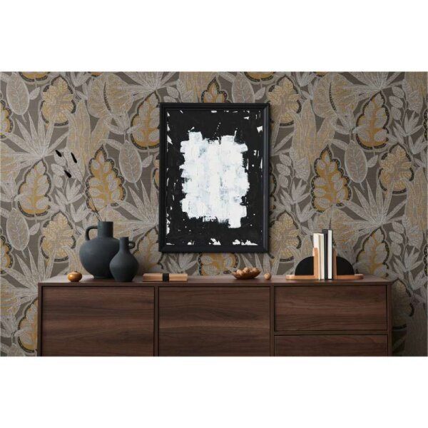 Tapete Braun, Greige livingwalls Vliestapete (393463)