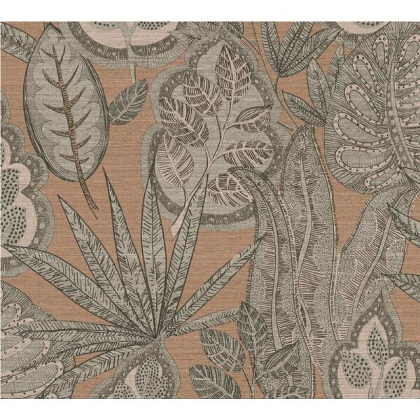 Tapete Rosa, Rose, Braun livingwalls Vliestapete (393462)