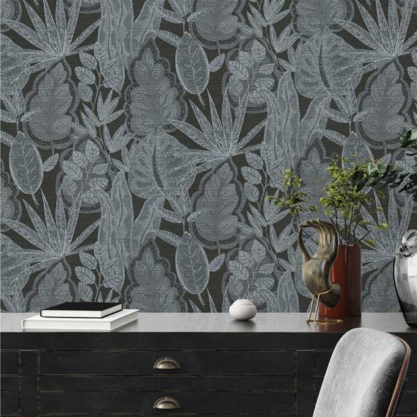 Tapete Grau, Schwarz livingwalls Vliestapete (393461)