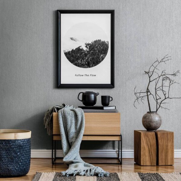 Tapete Grau, Silber Novamur Vliestapete (82194)