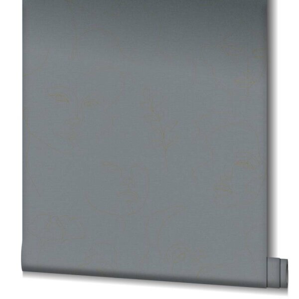 Tapete Grau, Silber Novamur Vliestapete (82438)