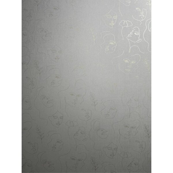 Tapete Grau, Silber Novamur Vliestapete (82438)