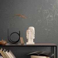 Tapete Grau, Silber Novamur Vliestapete (82438)