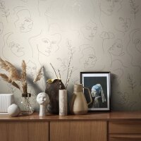 Tapete Beige, Creme Novamur Vliestapete (82437)