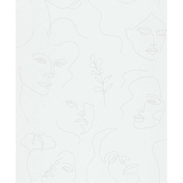 Tapete Weiß Novamur Vliestapete (82435)