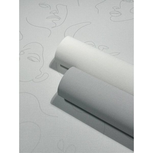 Tapete Weiß Novamur Vliestapete (82435)