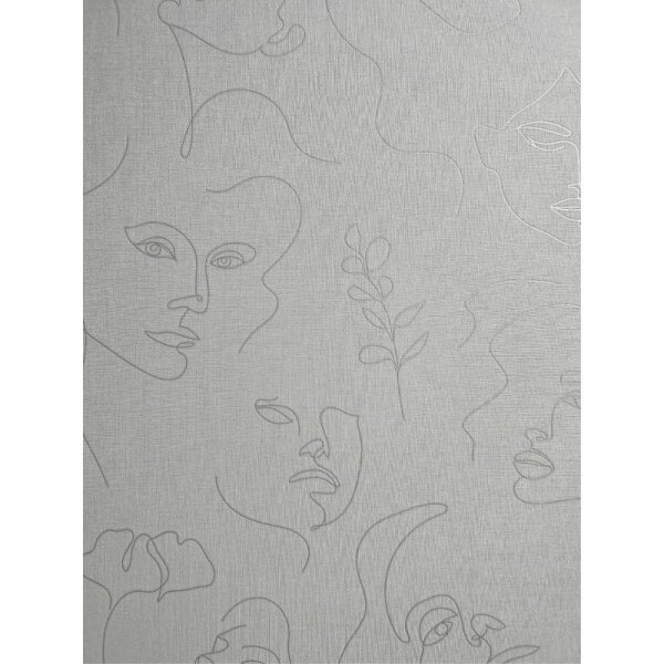 Tapete Weiß Novamur Vliestapete (82435)