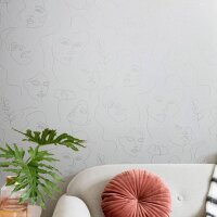 Tapete Wei&szlig; Novamur Vliestapete (82435)