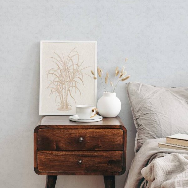 Tapete Weiß, Grau Novamur Vliestapete (82428)