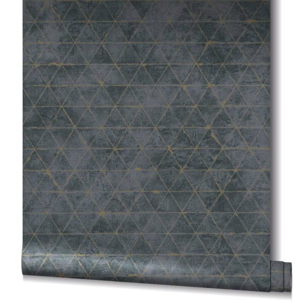 Tapete Schwarz, Anthrazit Novamur Vliestapete (82425)