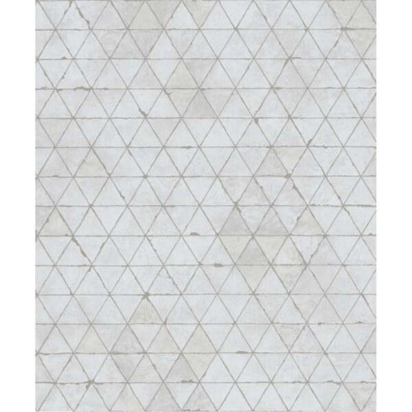 Tapete Weiß, Grau, Silber Novamur Vliestapete (82424)