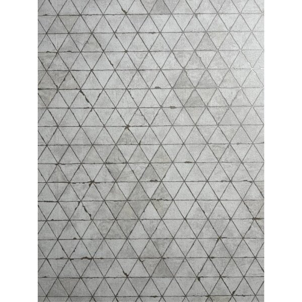 Tapete Weiß, Grau, Silber Novamur Vliestapete (82424)