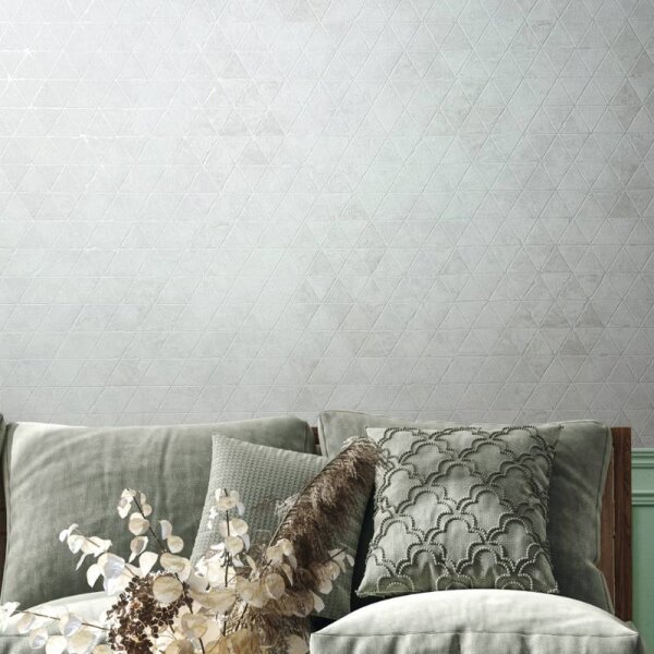 Tapete Grau, Silber, Weiß Novamur Vliestapete (82422)