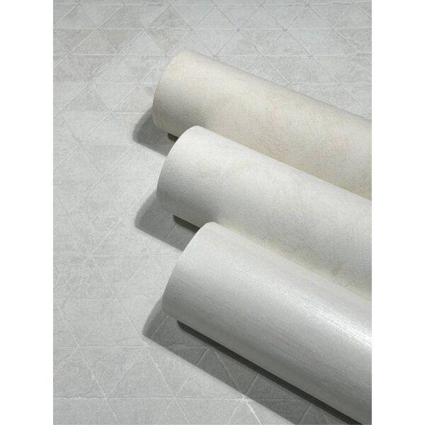 Tapete Grau, Silber, Weiß Novamur Vliestapete (82422)