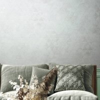 Tapete Grau, Silber, Wei&szlig; Novamur Vliestapete (82422)
