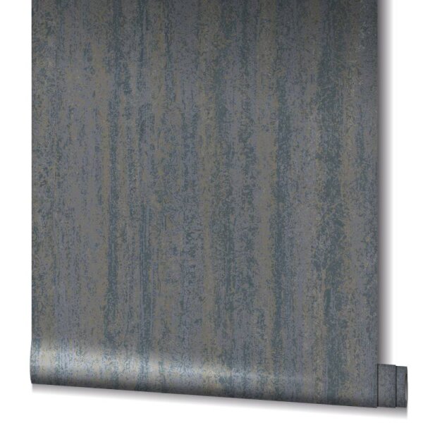 Tapete Grau, Silber, Gold, Kupfer Novamur Vliestapete (82421)