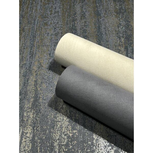 Tapete Grau, Silber, Gold, Kupfer Novamur Vliestapete (82421)