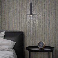 Tapete Grau, Silber, Gold, Kupfer Novamur Vliestapete...