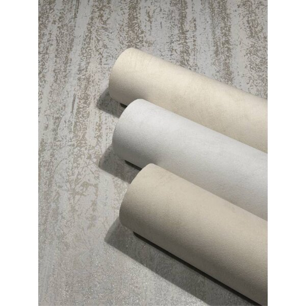 Tapete Weiß, Grau, Silber Novamur Vliestapete (82420)