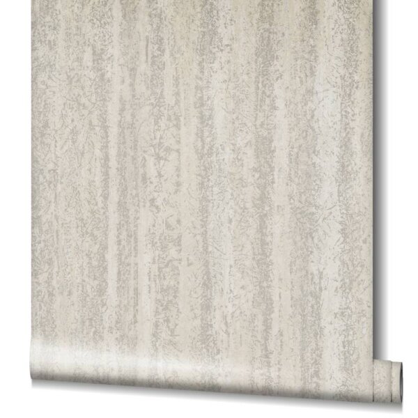 Tapete Beige, Creme, Grau, Silber Novamur Vliestapete (82419)