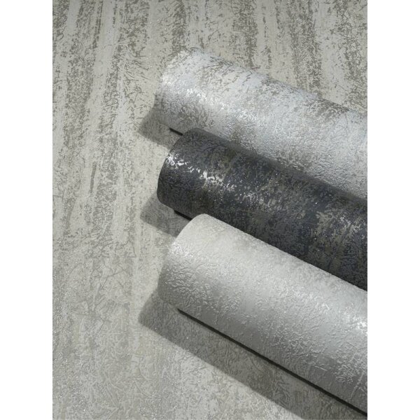 Tapete Beige, Creme, Grau, Silber Novamur Vliestapete (82419)