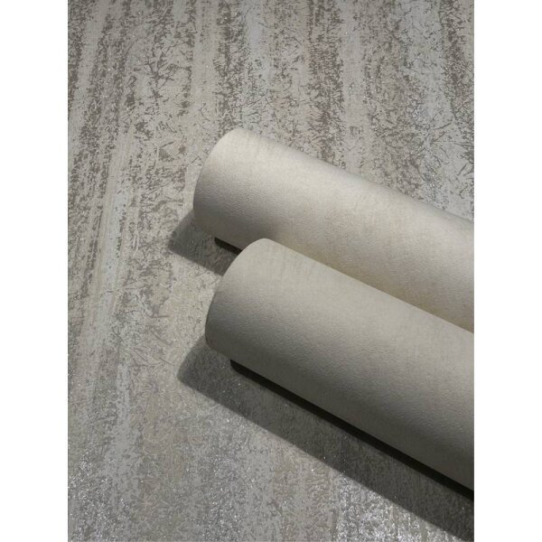 Tapete Beige, Creme, Grau, Silber Novamur Vliestapete (82419)