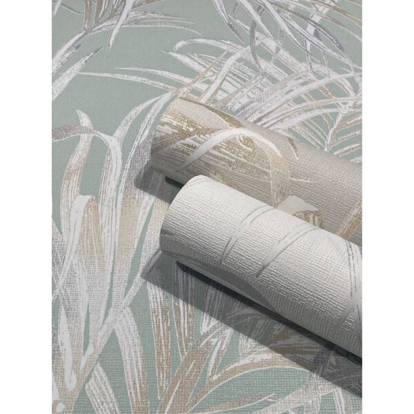 Tapete Grün, Beige, Creme Novamur Vliestapete (82414)