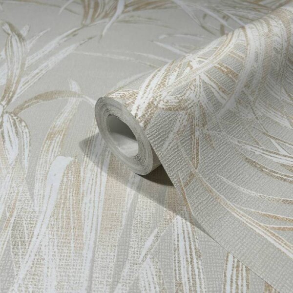 Tapete Beige, Creme, Grau Novamur Vliestapete (82413)