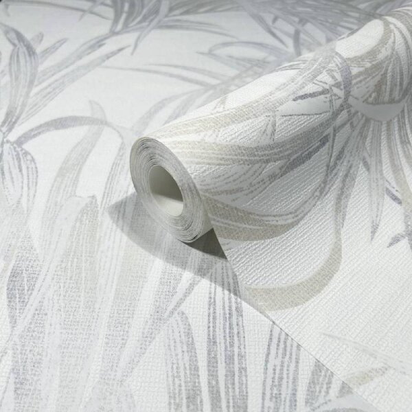 Tapete Beige, Creme, Weiß Novamur Vliestapete (82412)