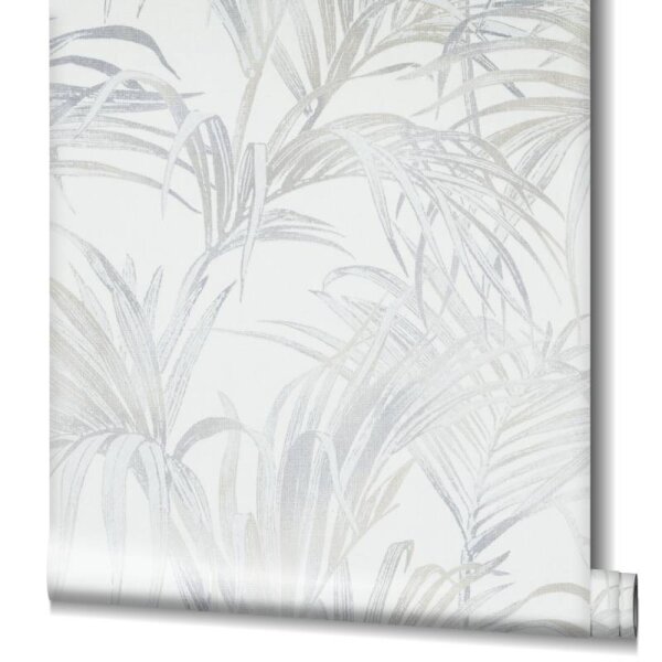 Tapete Beige, Creme, Weiß Novamur Vliestapete (82412)