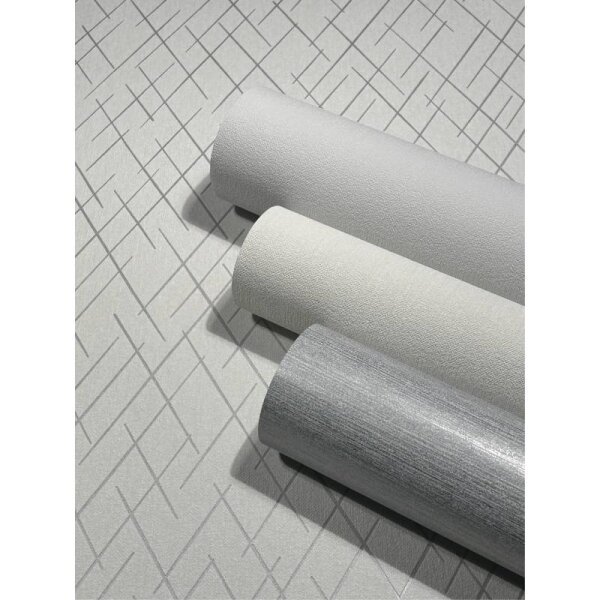Tapete Beige, Creme, Grau, Silber Novamur Vliestapete (82404)