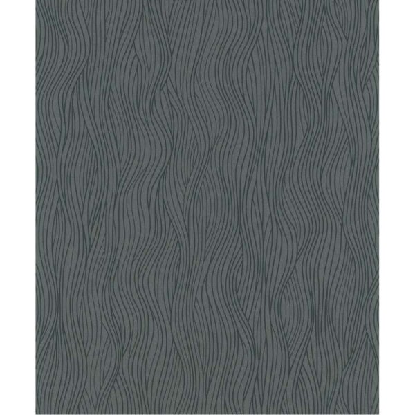 Tapete Grau, Silber, Schwarz, Anthrazit Novamur Vliestapete (82403)