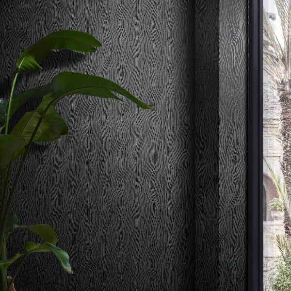 Tapete Grau, Silber, Schwarz, Anthrazit Novamur Vliestapete (82403)