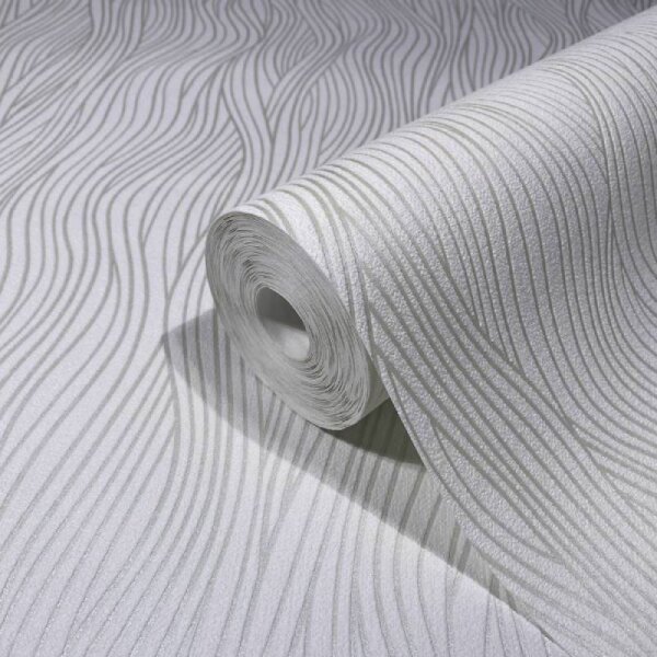 Tapete Weiß Novamur Vliestapete (82401)