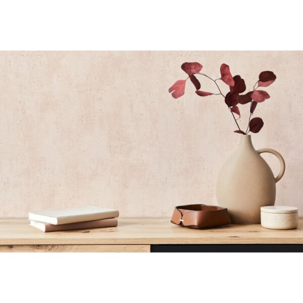 Tapete Beige, Rosa, Apricot Pfirsich Novamur Vliestapete (82398)