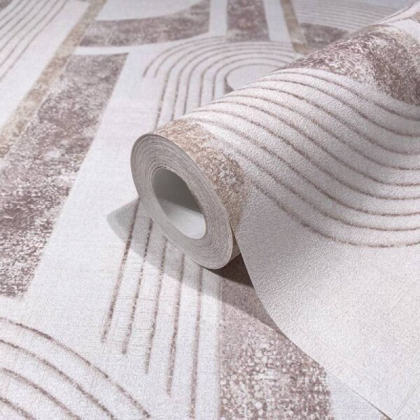 Tapete Beige, Grau Novamur Vliestapete (81631)