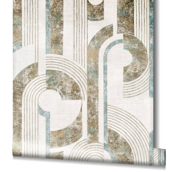 Tapete Greige, Braun Novamur Vliestapete (81629)