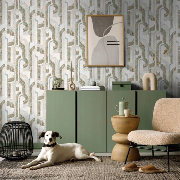 Tapete Greige, Braun Novamur Vliestapete (81629)