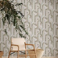 Tapete Greige, Braun Novamur Vliestapete (81629)